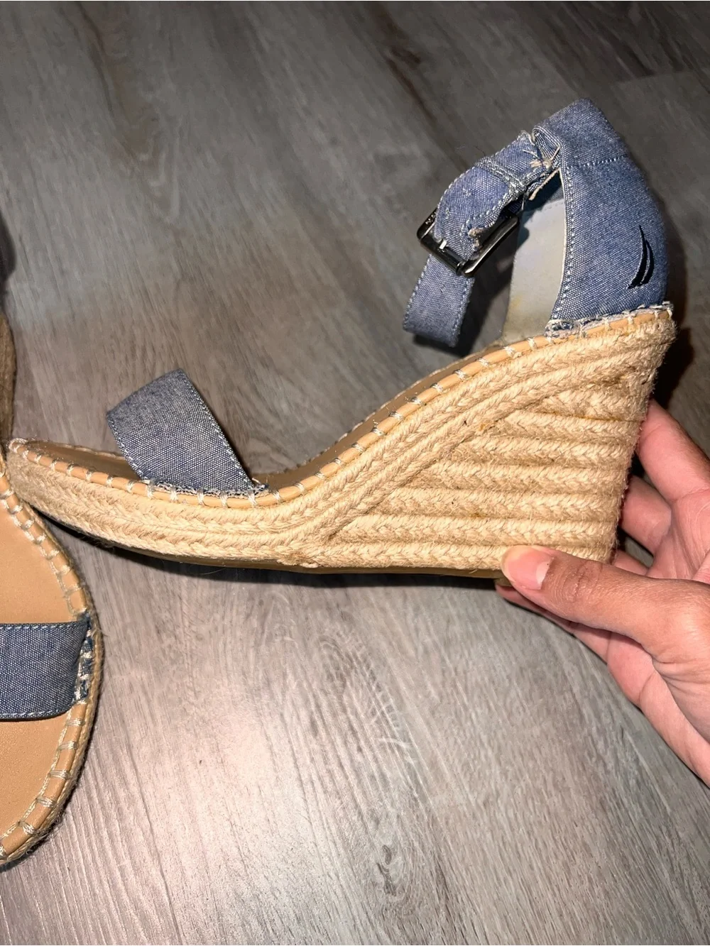 Nautica chambray espadrille
